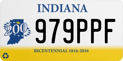 IN license plate 979PPF