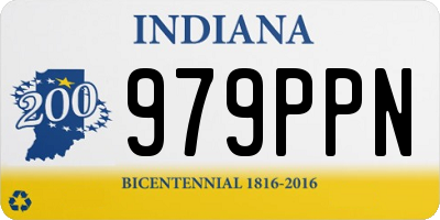IN license plate 979PPN