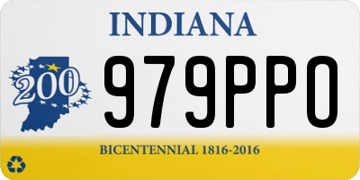 IN license plate 979PPO