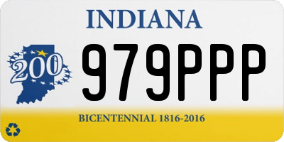 IN license plate 979PPP