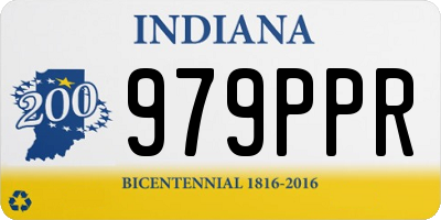 IN license plate 979PPR