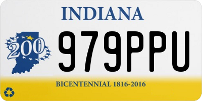 IN license plate 979PPU