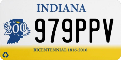 IN license plate 979PPV