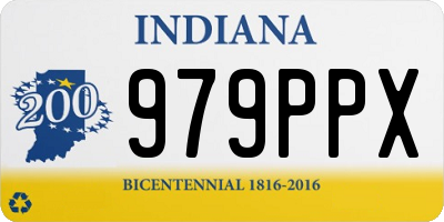 IN license plate 979PPX