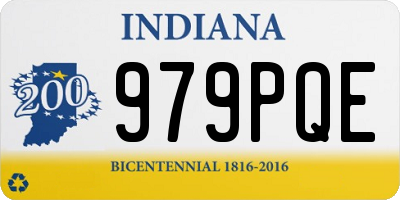 IN license plate 979PQE