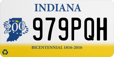 IN license plate 979PQH