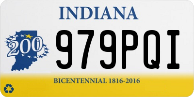 IN license plate 979PQI