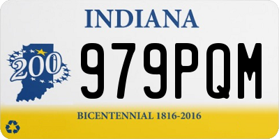 IN license plate 979PQM