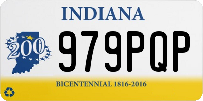 IN license plate 979PQP