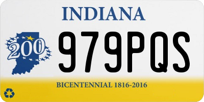 IN license plate 979PQS