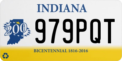 IN license plate 979PQT