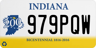 IN license plate 979PQW