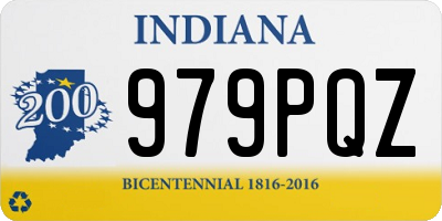 IN license plate 979PQZ