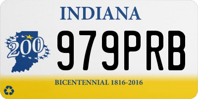 IN license plate 979PRB