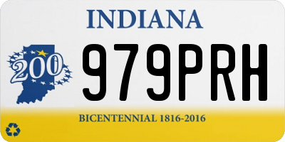 IN license plate 979PRH