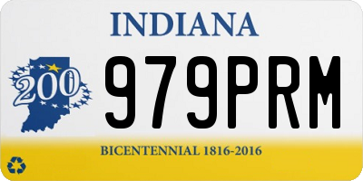 IN license plate 979PRM