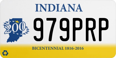 IN license plate 979PRP