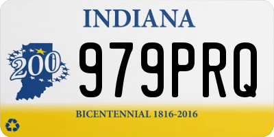 IN license plate 979PRQ