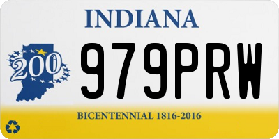 IN license plate 979PRW