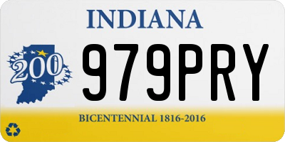 IN license plate 979PRY