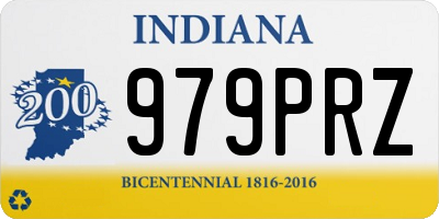 IN license plate 979PRZ