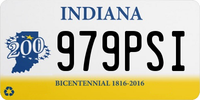 IN license plate 979PSI