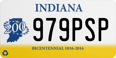 IN license plate 979PSP
