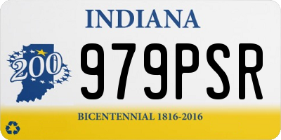 IN license plate 979PSR
