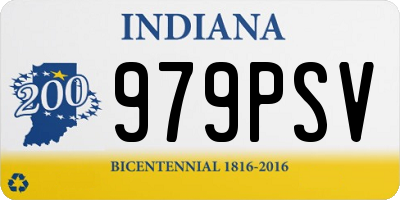 IN license plate 979PSV