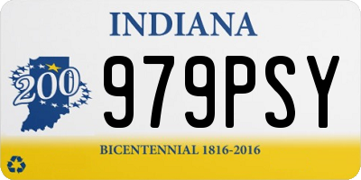 IN license plate 979PSY