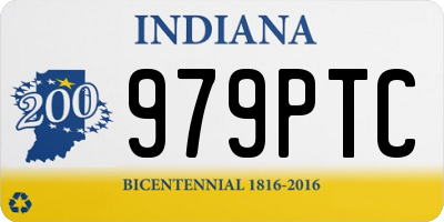 IN license plate 979PTC