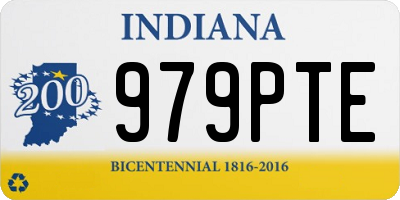 IN license plate 979PTE