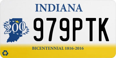 IN license plate 979PTK