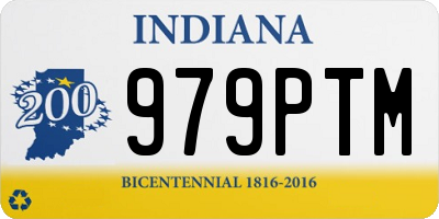 IN license plate 979PTM