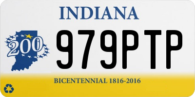 IN license plate 979PTP