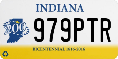IN license plate 979PTR