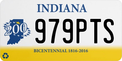 IN license plate 979PTS