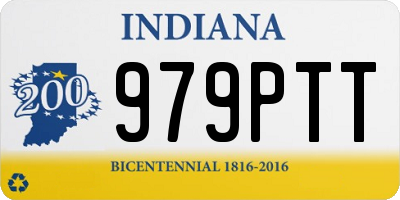 IN license plate 979PTT