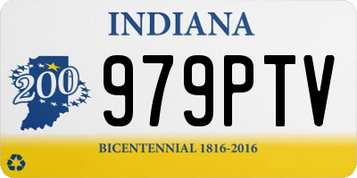 IN license plate 979PTV