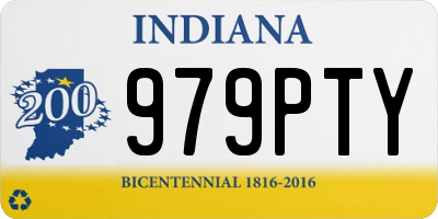 IN license plate 979PTY