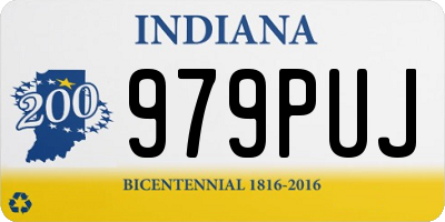 IN license plate 979PUJ