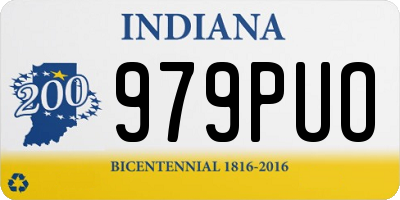 IN license plate 979PUO