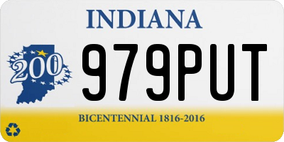 IN license plate 979PUT
