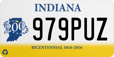 IN license plate 979PUZ