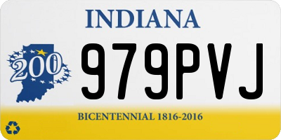 IN license plate 979PVJ