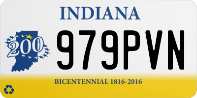 IN license plate 979PVN