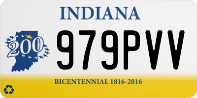IN license plate 979PVV