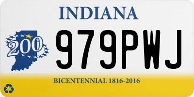 IN license plate 979PWJ