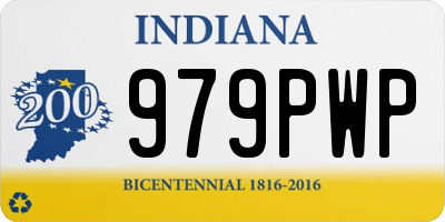 IN license plate 979PWP