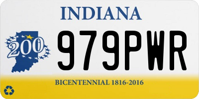 IN license plate 979PWR